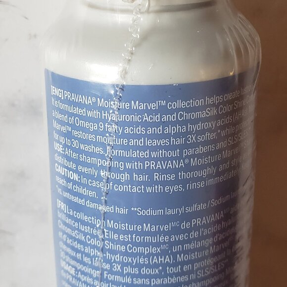 Pravana Moisture Marvel Hair Conditioner NEW - Picture 8 of 9